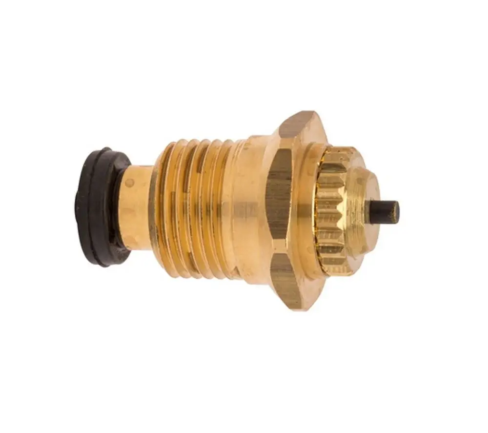 Nahaufnahme des HEIMEIER Thermostat-Umrüstoberteil RVE/RVES, Gewinde M 28 x 1,5, Artikelnummer 50343002.